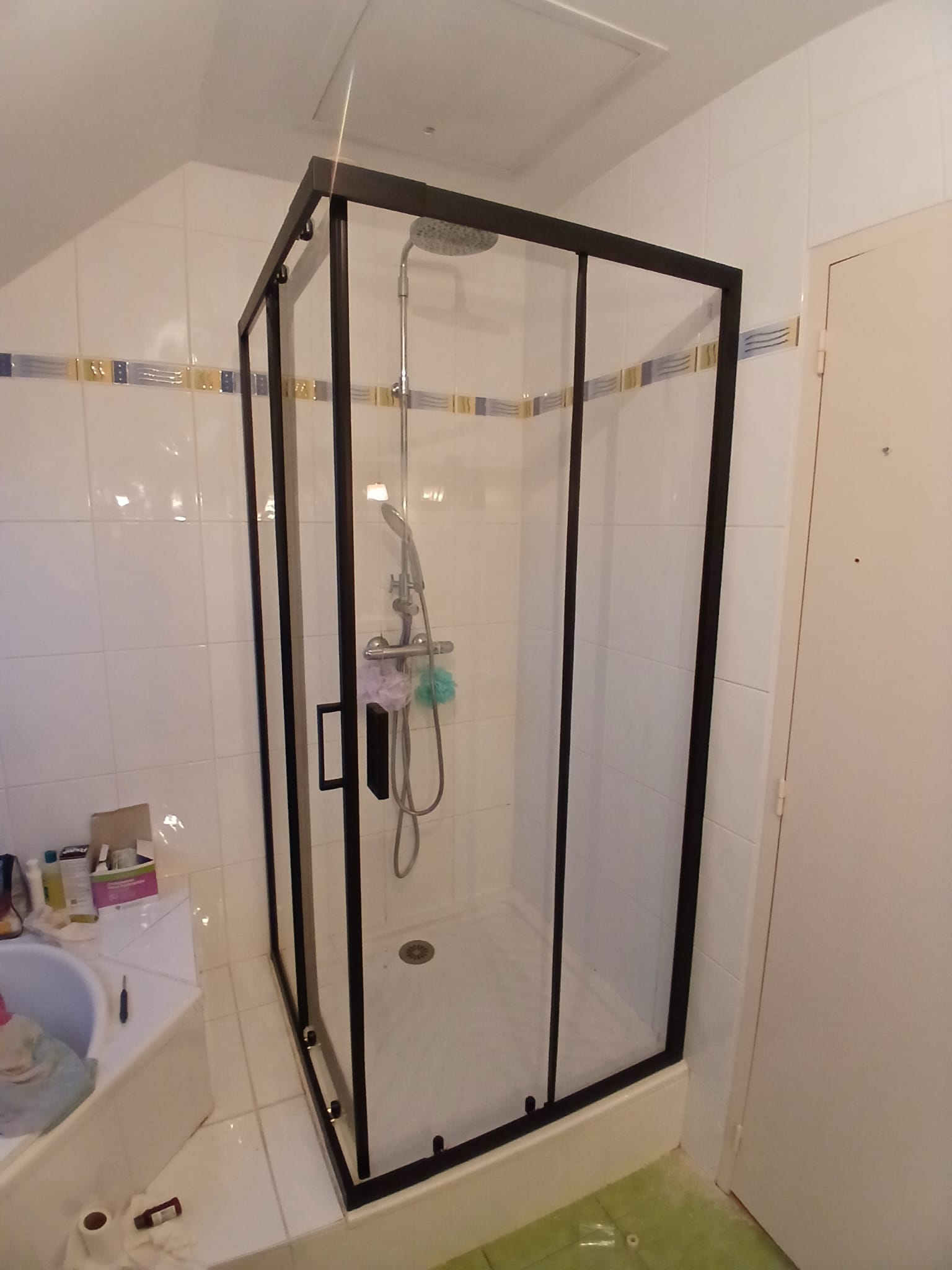 Remplacement d'une cabine de douche